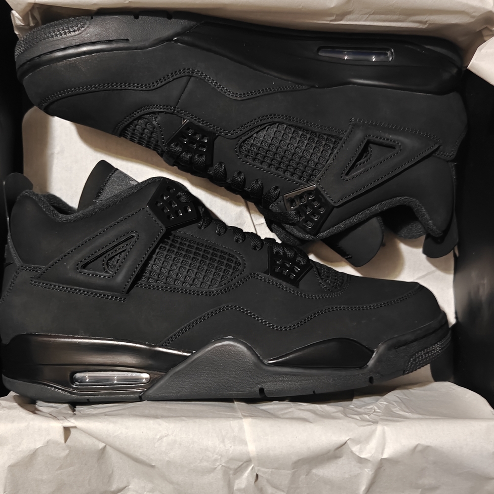 Jordan 4 Black Cats 2025!! 100% Authentic! FV5039-010 *Tried On Inside!